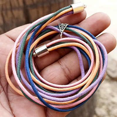 5 PIECES PACK' 5 LAYERS COTTON CHOKER CORDS 16 INCHES