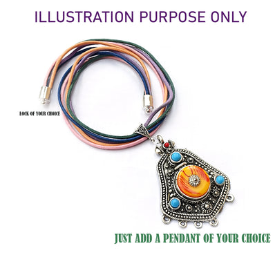 5 PIECES PACK' 5 LAYERS COTTON CHOKER CORDS 16 INCHES