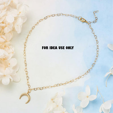 1 PIECE PACK' SIZE APPROX 4-5 MM' 52-55 CM LONG GOLD POLISHED HEART CHAIN