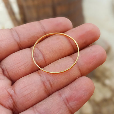 20 PIECES PACK' TARNISH RESISTANT' GOLD POLISHED '48 MM APPROX SIZE