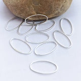 20 PIECES PACK' TARNISH RESISTANT' SILVER POLISHED' 8x16 MM APPROX SIZE