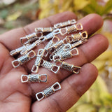 20 PIECES PACK' 17x5 MM APPROX' DESIGNER CHANNEL LINK CONNECTOR JEWELLERY FINDINGS