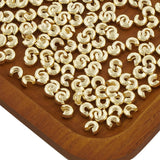100 PCS GOLD PLATED CRIMP COVER FOR JEWELRY MAKING