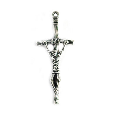 1 PIECE PACK' APPROX 50 MM LONG SILVER OXIDIZED CROSS CHARMS