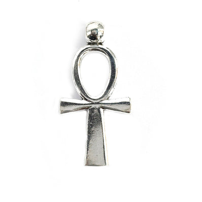 1 PIECE PACK' APPROX 55 MM LONG SILVER OXIDIZED CROSS CHARMS