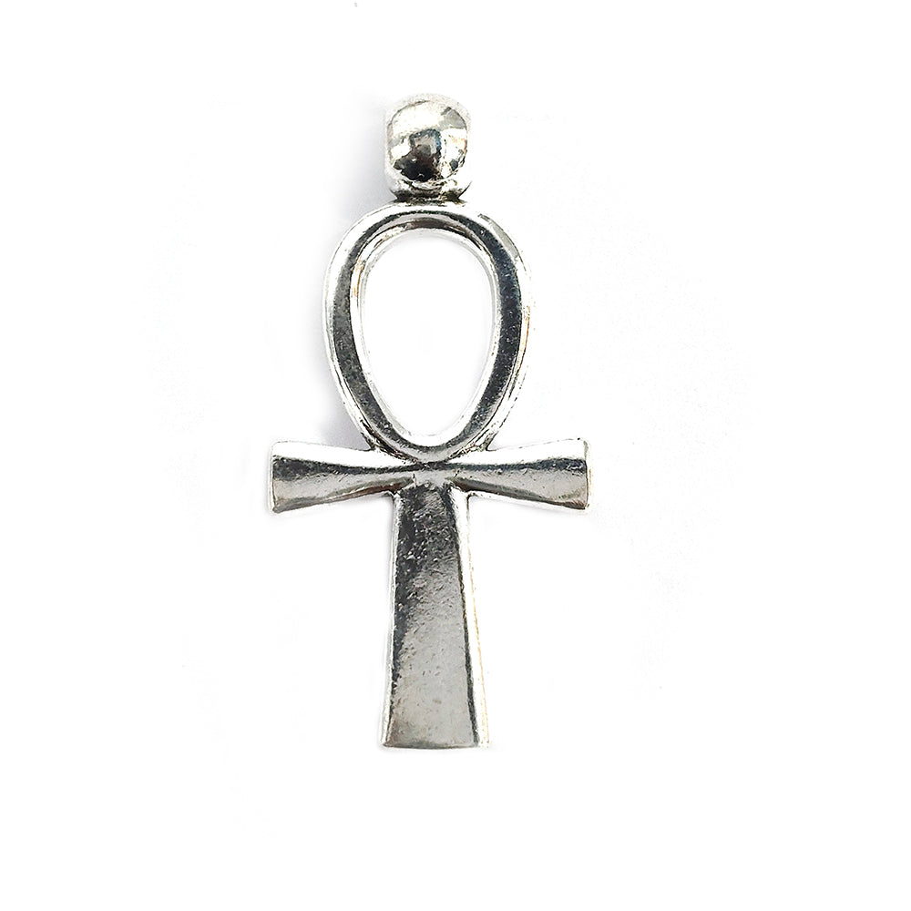 1 PIECE PACK' APPROX 55 MM LONG SILVER OXIDIZED CROSS CHARMS