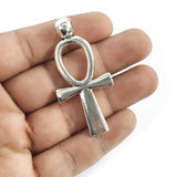 1 PIECE PACK' APPROX 55 MM LONG SILVER OXIDIZED CROSS CHARMS