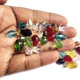 200 Pcs Pkg. Drop Mix Color New cut Crystal Glass Beasd