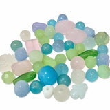 50 grams pack Mix opaque crystal glass beads 6~18mm Size Approximately