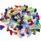 50 grams pack, Pencil, tower shape, Mix color, Glass beads 4x8mm Size Approximately