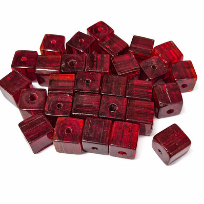 50grams Cube Crystal Glass beads 10mm Size Approximately