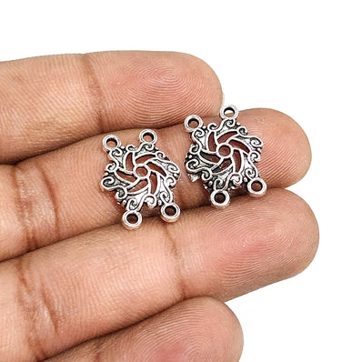 20 PIECES PACK' 16x12 MM APPROX' DESIGNER CHANNEL LINK CONNECTOR JEWELLERY FINDINGS