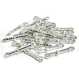 10 PIECES PACK' 30x5 MM APPROX' DESIGNER CHANNEL LINK CONNECTOR JEWELLERY FINDINGS