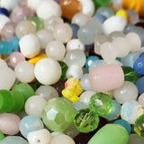 100 PIECES PACK' 6-18 MM' ASSORTED MIX OF IMPORTED CZECH GLASS BEADS