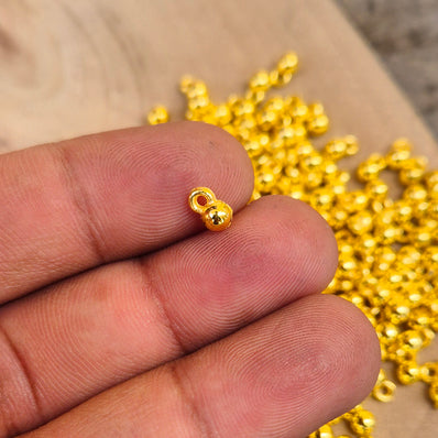 4 MM ROUND ACRYLIC LIGHT WEIGHT GHUNGHROO, SOLD PER PACK OF 500 PIECES