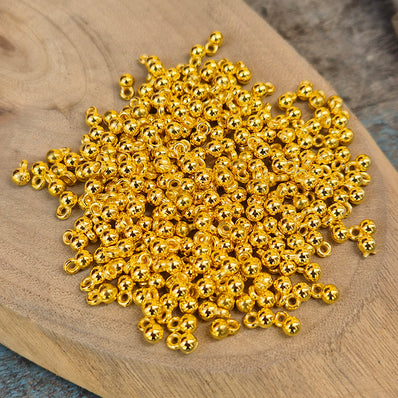 4 MM ROUND ACRYLIC LIGHT WEIGHT GHUNGHROO, SOLD PER PACK OF 500 PIECES