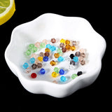 500 Pcs Random Mix 4mm Crystal Bi-cone faceted glass beads