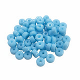 100 PIECES PACK' 6x3 MM' DISC SHAPE GLASS BEADS