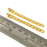 10pcs Gold Plated extension chain for necklace and bracelets making
