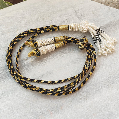 1 PIECE PACK' FANCY ZARI BACK ROPE DORI