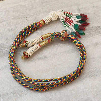 1 PIECE PACK' FANCY ZARI BACK ROPE DORI