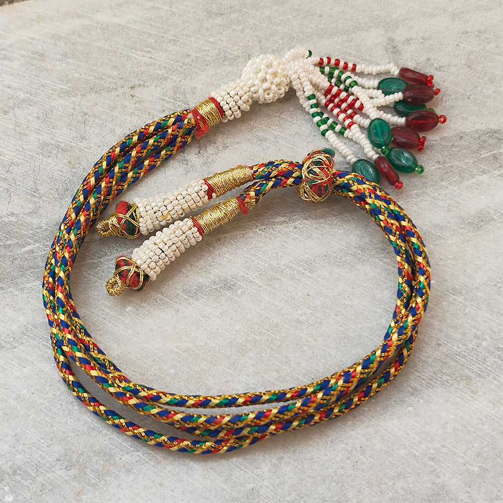 1 PIECE PACK' FANCY ZARI BACK ROPE DORI