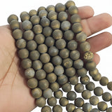 DRUZZY AGATE QUARTZ' 1 LINE PACK 10 MM' 35-36 BEADS