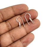 10 PAIR PACK HAMMER WITH COIL' 17-18 MM APPROX SIZE EAR WIRES FRENCH HANDMADE WIRE HOOK JEWELRY MAKING
