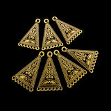 5 PAIR PACK' 32x20 MM GOLD OXIDIZED EARRING BASE JEWELLERY FINDINGS' USED IN DIY EARRING MAKING