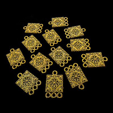 5 PAIR PACK' 23x14 MM GOLD OXIDIZED EARRING BASE JEWELLERY FINDINGS' USED IN DIY EARRING MAKING