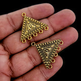 5 PAIR PACK' 25X28 MM GOLD OXIDIZED EARRING BASE JEWELLERY FINDINGS' USED IN DIY EARRING MAKING