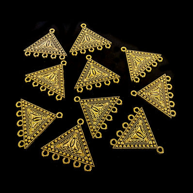 5 PAIR PACK' 25X28 MM GOLD OXIDIZED EARRING BASE JEWELLERY FINDINGS' USED IN DIY EARRING MAKING