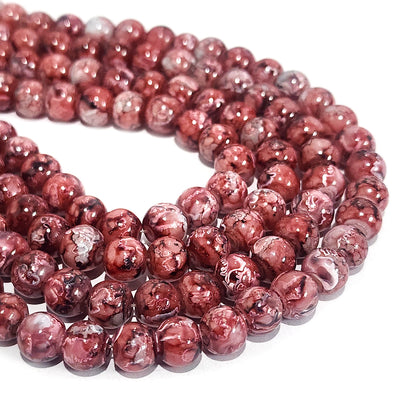PER LINE, 8MM SIZE JADE REPLICA FINE QUALITY OF GLASS BEADS FOR JEWELRY MAKING, APPROX 48~51 BEADS