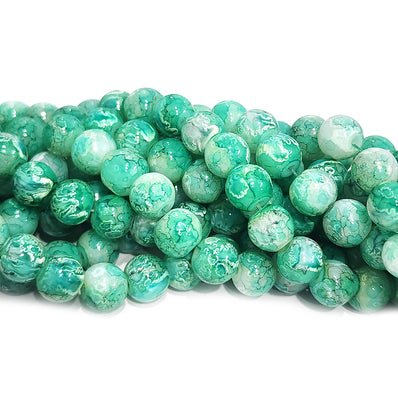 PER LINE, 8MM SIZE JADE REPLICA FINE QUALITY OF GLASS BEADS FOR JEWELRY MAKING, APPROX 48~51 BEADS