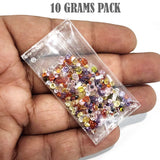10 GRAMS PACK' SMALL MINI PIECES MIX ASSORTED PACK OF AAA+ CUBIC ZIRCONIA (CZ) SUPER QUALITY STONES