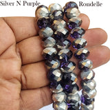 Per Line 16 inches long, Fire Polished Crystal Glass beads for Jewelry Making in size about 11mm