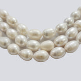 Freshwater Real Pearl Sold Per line in size Approximately 10~13mm and length about  14     Inches Long