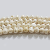 Freshwater Real Pearl Sold Per line in size Approximately 7~9mm and length about  13 1/2 Inches Long