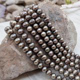 1 STRING PACK' BEAD COUNT' 60-62 PIECES' REAL FRESHWATER PEARL SIZE APPROX' 6-7 MM