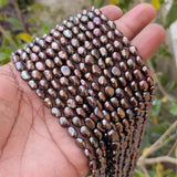 1 STRING PACK' BEAD COUNT' 50-52 PIECES' REAL FRESHWATER PEARL SIZE APPROX' 6-8 MM