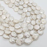 1 STRING PACK' BEAD COUNT' 26-28 PIECES' REAL FRESHWATER PEARL SIZE APPROX' 12-14 MM