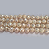 High-quality Freshwater Pearl Beads with natural shine and smooth texture. Perfect for necklaces, bracelets, and premium jewelry making. Ideal for designers and DIY creators. 7mm Approximately size Sold Per Line, About  61~62 Beads
