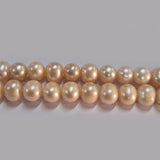 High-quality Freshwater Pearl Beads with natural shine and smooth texture. Perfect for necklaces, bracelets, and premium jewelry making. Ideal for designers and DIY creators. 8mm Approximately size Sold Per Line, About  57~58 Beads