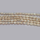 High-quality Freshwater Pearl Beads with natural shine and smooth texture. Perfect for necklaces, bracelets, and premium jewelry making. Ideal for designers and DIY creators. 5~9mm Approximately size Sold Per Line, About  57~58 Beads