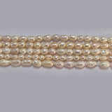 High-quality Freshwater Pearl Beads with natural shine and smooth texture. Perfect for necklaces, bracelets, and premium jewelry making. Ideal for designers and DIY creators. 4~6mm Approximately size Sold Per Line, About  67~68 Beads