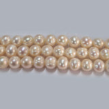 High-quality Freshwater Pearl Beads with natural shine and smooth texture. Perfect for necklaces, bracelets, and premium jewelry making. Ideal for designers and DIY creators. 8mm Approximately size Sold Per Line, About  51~52 Beads
