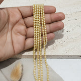 1 LINE PACK' SWAROSKI GLASS PEARLS 3 MM