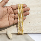 1 LINE PACK' SWAROSKI GLASS PEARLS 4x3 MM