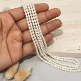 1 LINE PACK' SWAROSKI GLASS PEARLS 4x3 MM