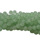 Per Strands,8MM Round Imitation Jade Glass Beads Strands, Jelly Style Glass Spacer Beads for Jewelry Making, each 31~32 Inches